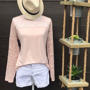Calvin Klein light pink blouse